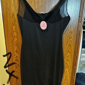 Elegant Black Slip Dress